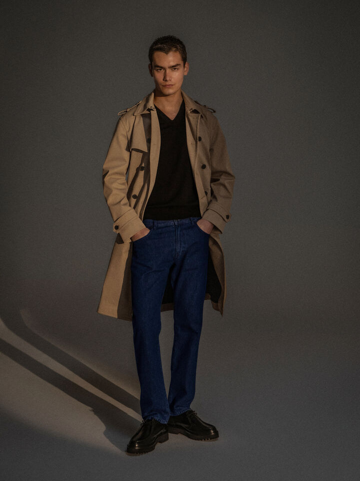 Liverpool slim fit jeans - men's slim fit jeans - Dark Blue | Sisley image number 8